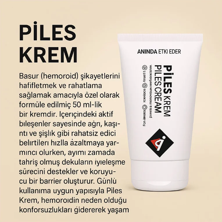 Piles Krem Seti 50 ml Tüp + 50 ml Kvanoz: Hemoroid ve Basur İçin Etkili Krem