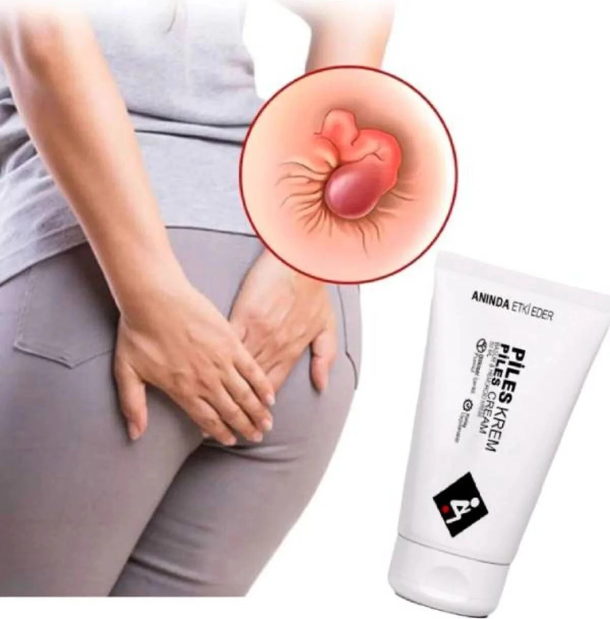 Piles ve Hemoroid Kremi 50ml + Çörek Otu Sızı Yağı - Doğal Bağür Rahatlama