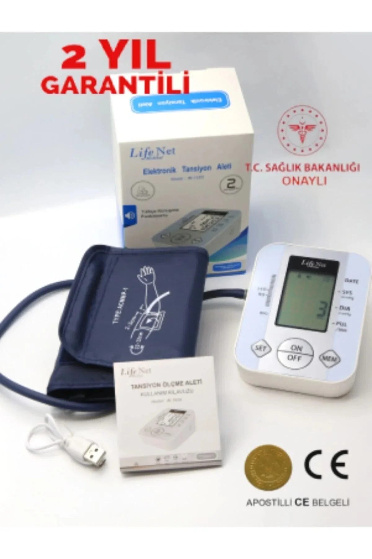 Pille Çalışan Hafızalı Türkçe Konuşan Koldan Ölçer Elektronik Tansiyon Aleti Jn-163d Pille Çalışan Hafızalı Türkçe Konuşan Koldan Ölçer Elektronik Tansiyon Aleti Jn-163d