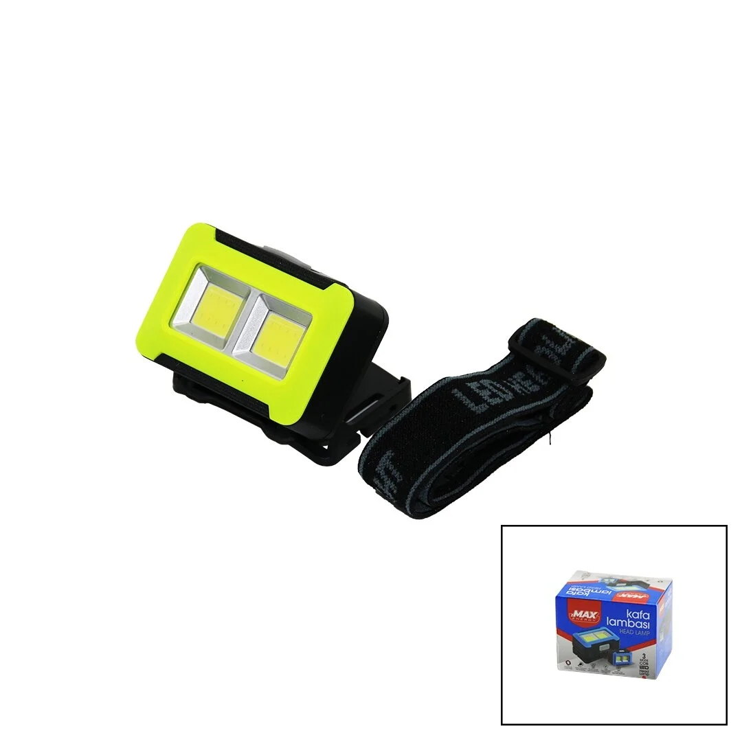 Pilli 3w Cob Led Kafa Lambası Fener 3-kademe Işık Ayarı - Flaşör  4.5v 150lümen Bx40 Fiyatı, Yorumları ve Özellikleri
