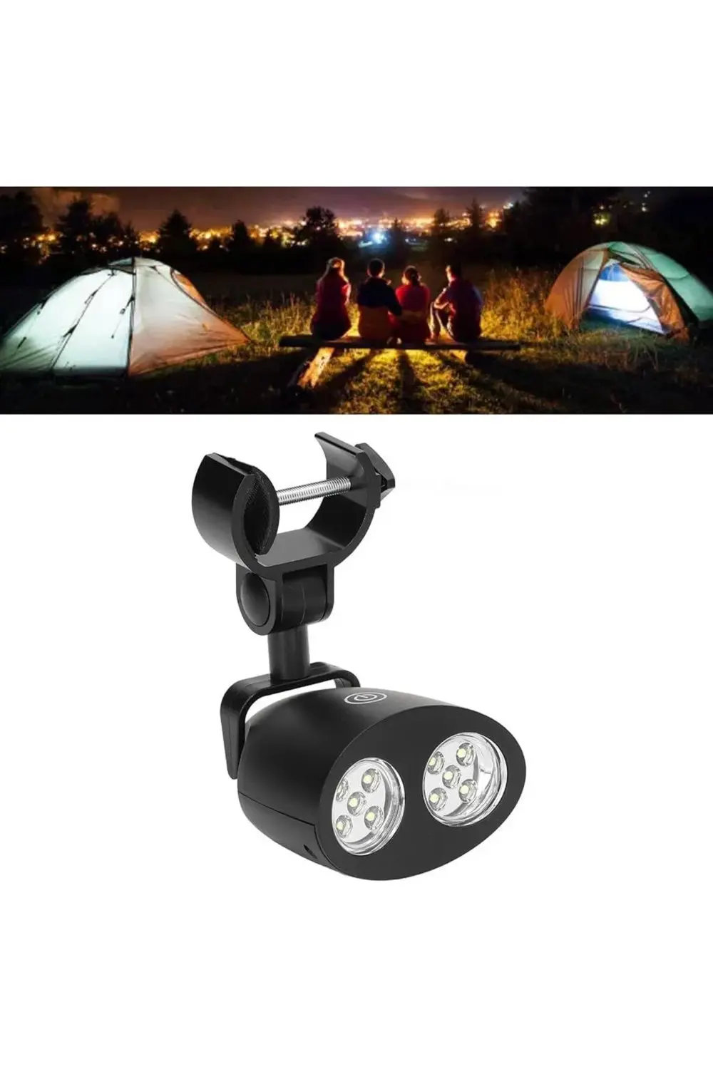 Pilli Bisiklet Farı 10 LED’li | 450 Lümen 4W Mangal ve Kamp Lamba Pilli Bisiklet Farı 10 LED’li | 450 Lümen 4W Mangal ve Kamp Lamba