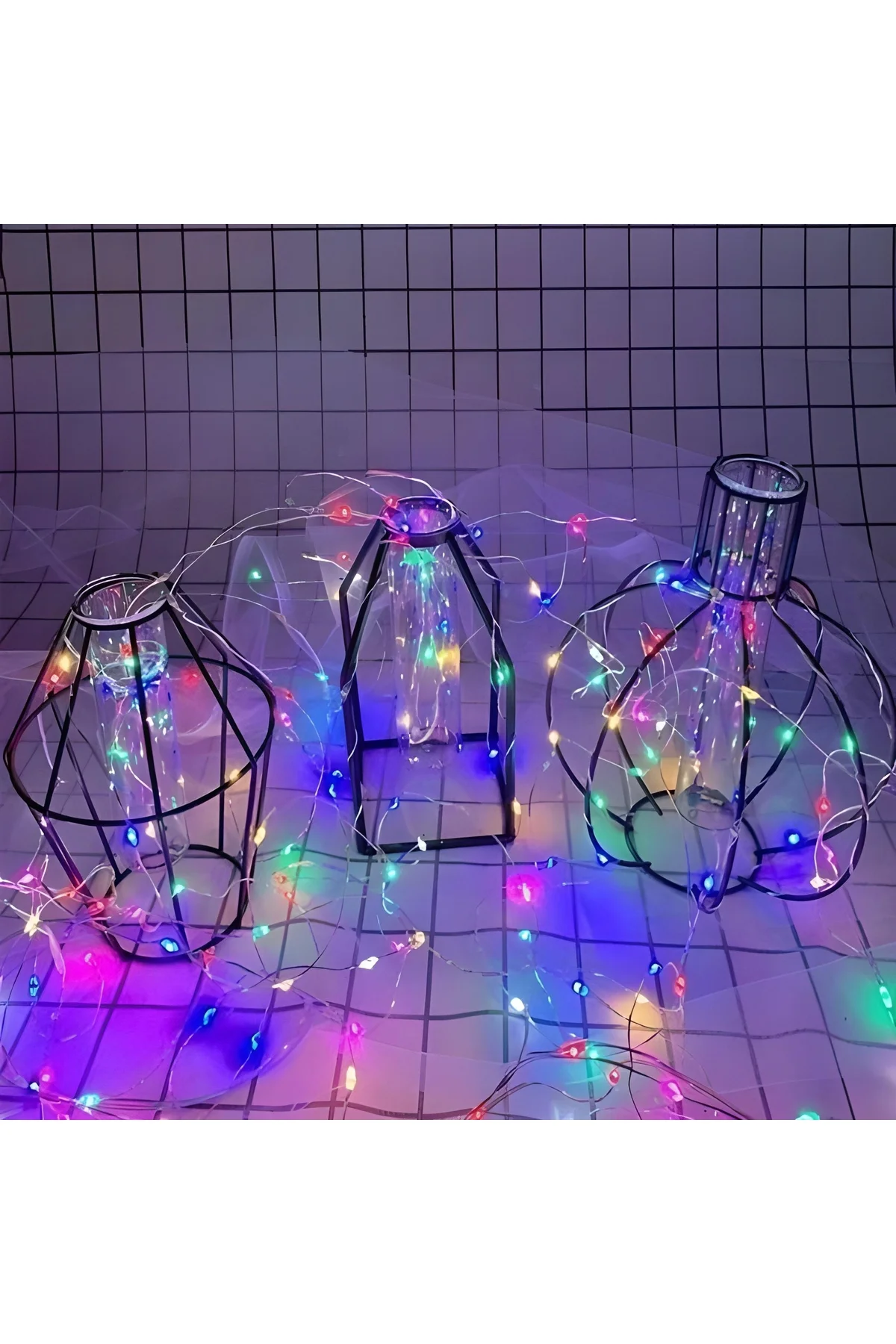 Pilli Dekoratif Peri Led Işık 3 Metre (RGB) Gaming Aydınlatma