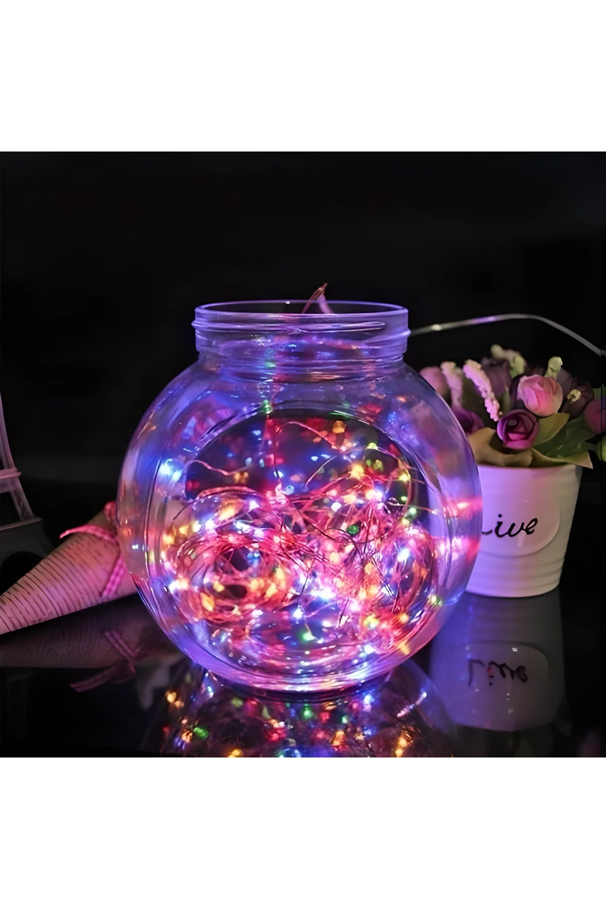 Pilli Dekoratif Peri Led Işık 3 Metre (RGB) Gaming Aydınlatma