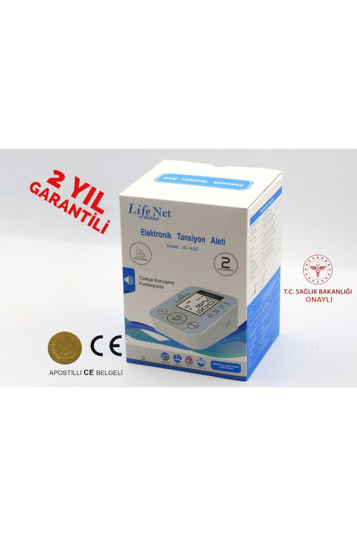 Pilli Hafızalı Türkçe Konuşan Koldan Ölçer Elektronik Tansiyon Al