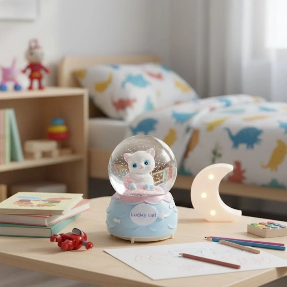 Pilli Işıklı Müzikli Kar Küresi–şanslı Toplu Kedi Figürlü Eğlenceli Masaüstü Biblo, Led Aydınlatmalı Dekoratif Hediyelik Kar Küresi Bx40 Fiyatı, Yorumları ve Özellikleri