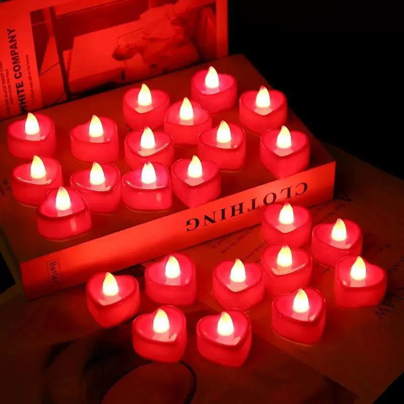 Pilli Kalp Mum 1.8cm 24'lü Paket - Ateşsiz Güvenli Dekoratif LED Mum Pilli Kalp Mum 1.8cm 24'lü Paket - Ateşsiz Güvenli Dekoratif LED Mum