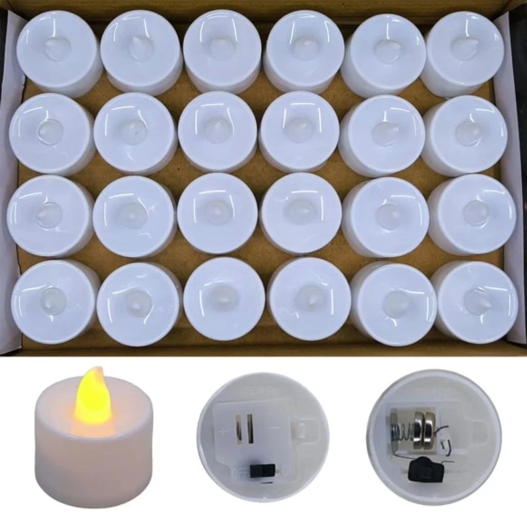 Pilli Mum 1.8cm 24'lü Paket – Alevsiz Güvenli Dekoratif Mum Fiyatı, Yorumları ve Özellikleri