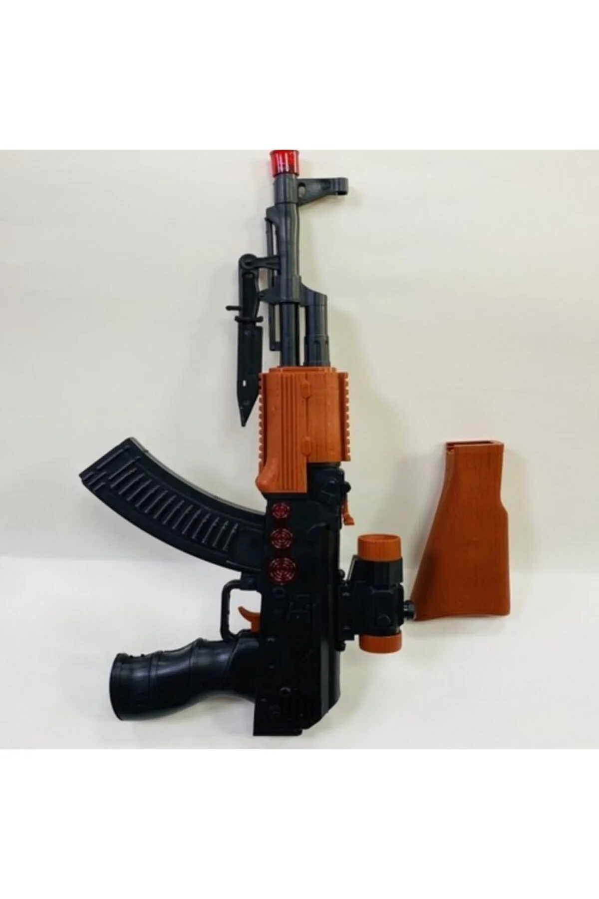 Pilli Sesli Işıklı Tüfek Ak-47 Oyuncak