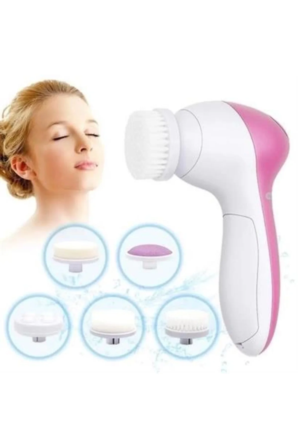 Pilli Yüz Cilt Temizleme Cihazı Siyah Nokta Peeling Fırça Seti Vü Pilli Yüz Cilt Temizleme Cihazı Siyah Nokta Peeling Fırça Seti Vü