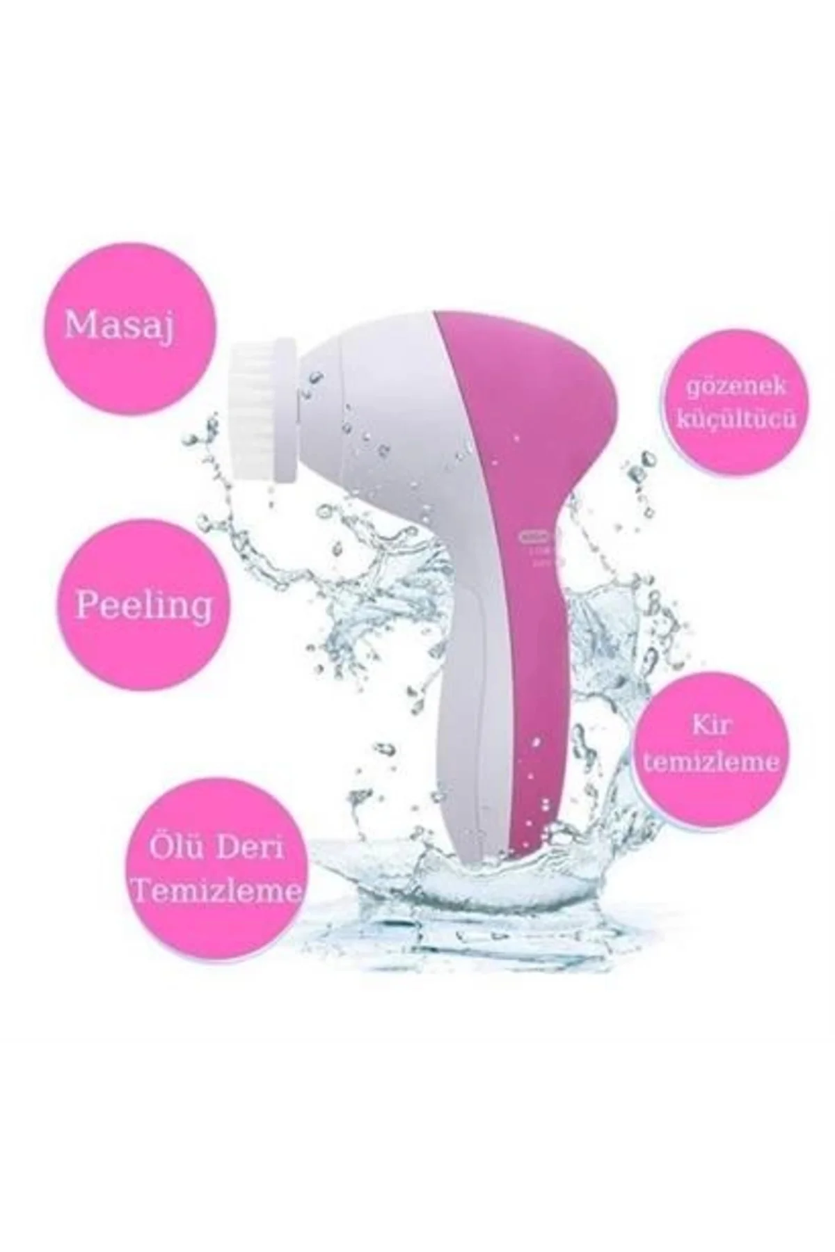 Pilli Yüz Cilt Temizleme Cihazı Siyah Nokta Peeling Fırça Seti Vü Pilli Yüz Cilt Temizleme Cihazı Siyah Nokta Peeling Fırça Seti Vü