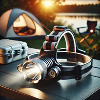 Pilli Zoomlu Kafa Feneri | 130 Lümen Cree Q5 LED 9 Saat Çalışma S