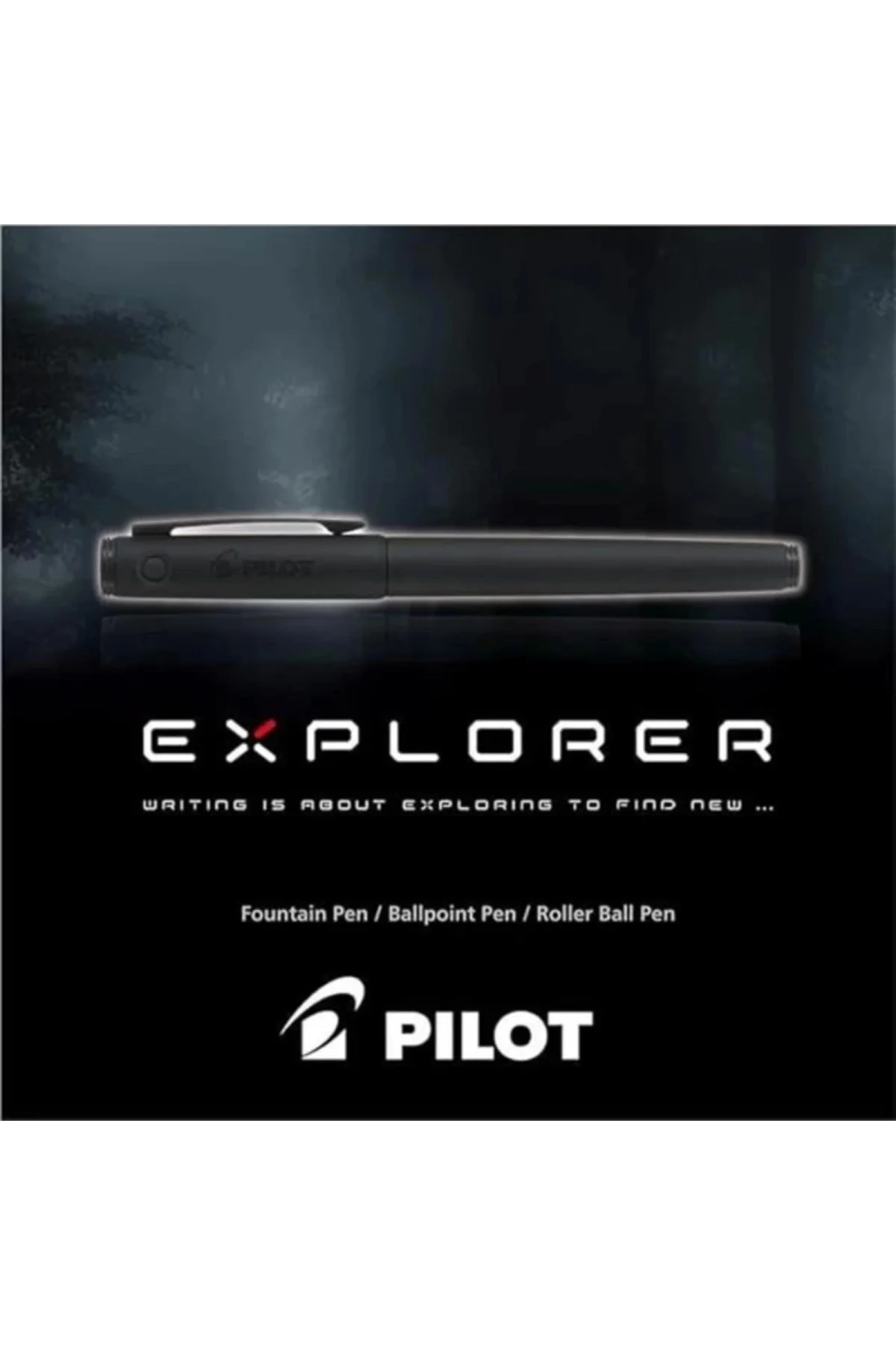 PILOT Explorer Dolmakalem, Beyaz, M