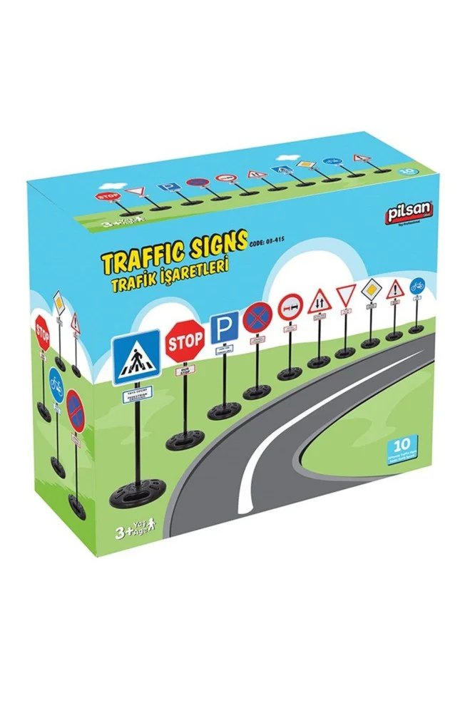 Pilsan Oyuncak Trafik İşaretleri 03415