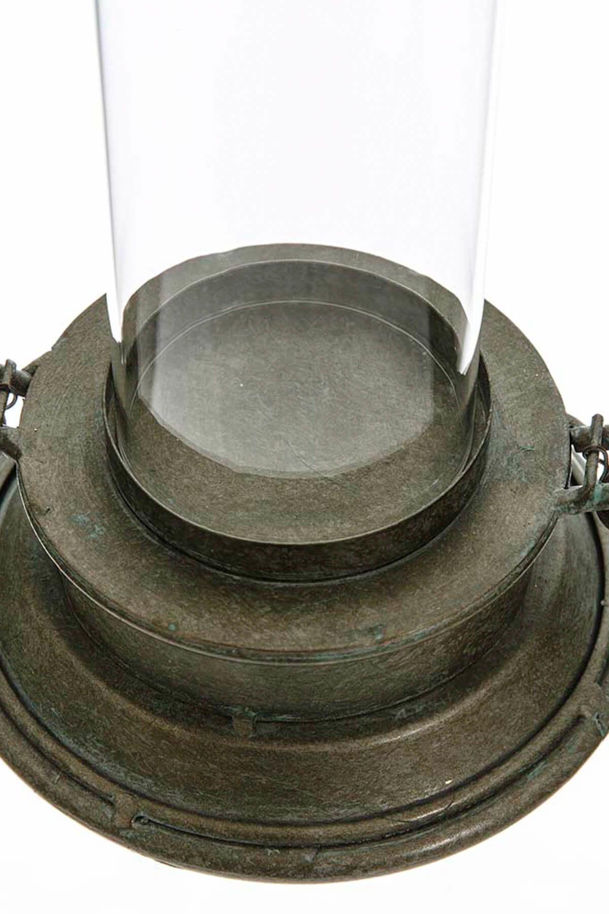 Vitale Pim Büzümlü Metal Mumluk Küçük Boy Ak.Ez0068