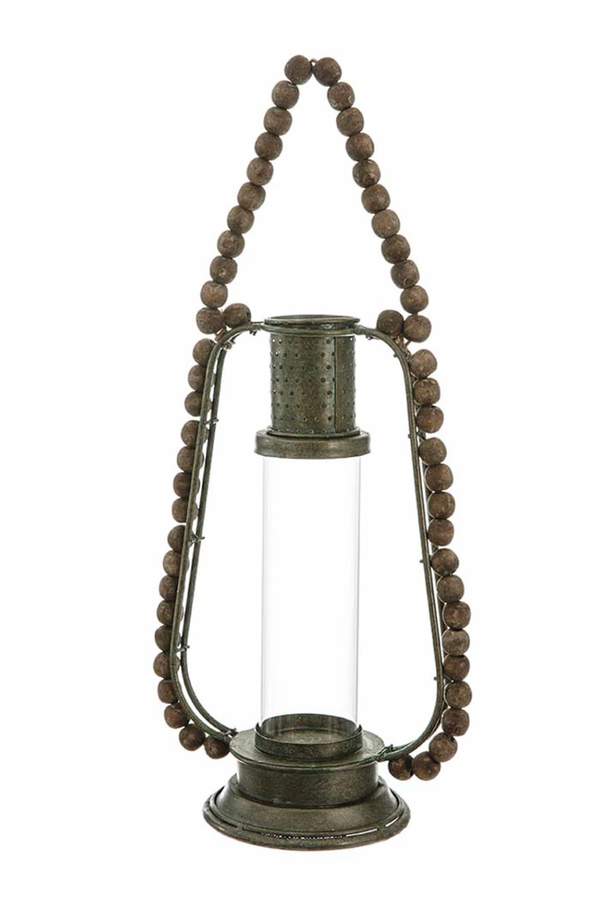 Vitale Pim Büzümlü Metal Mumluk Küçük Boy Ak.Ez0068