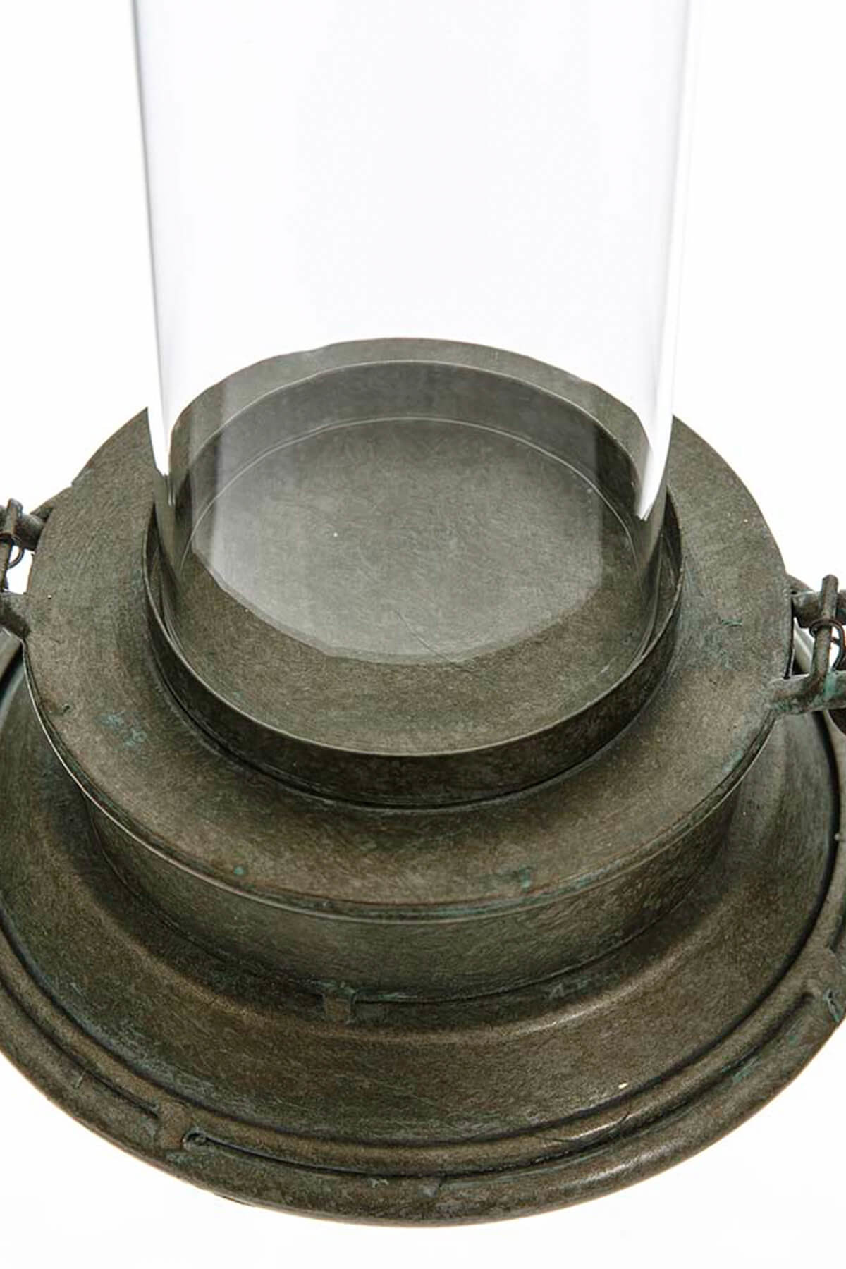 Vitale Pim Büzümlü Metal Mumluk Küçük Boy Ak.Ez0068