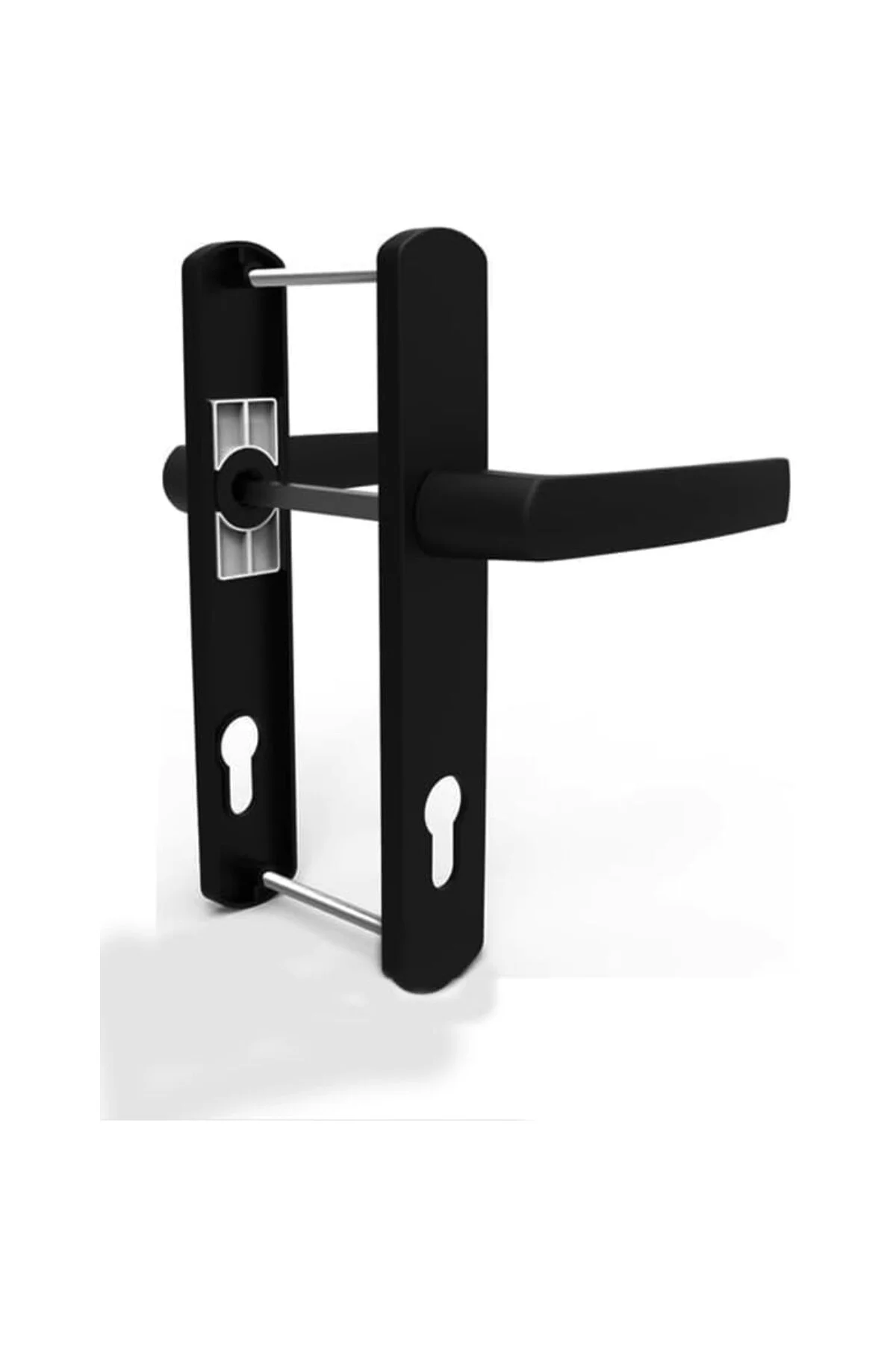 Pimapen PVC Alüminyum Silindirli SİYAH Kapı Kolu 85/35