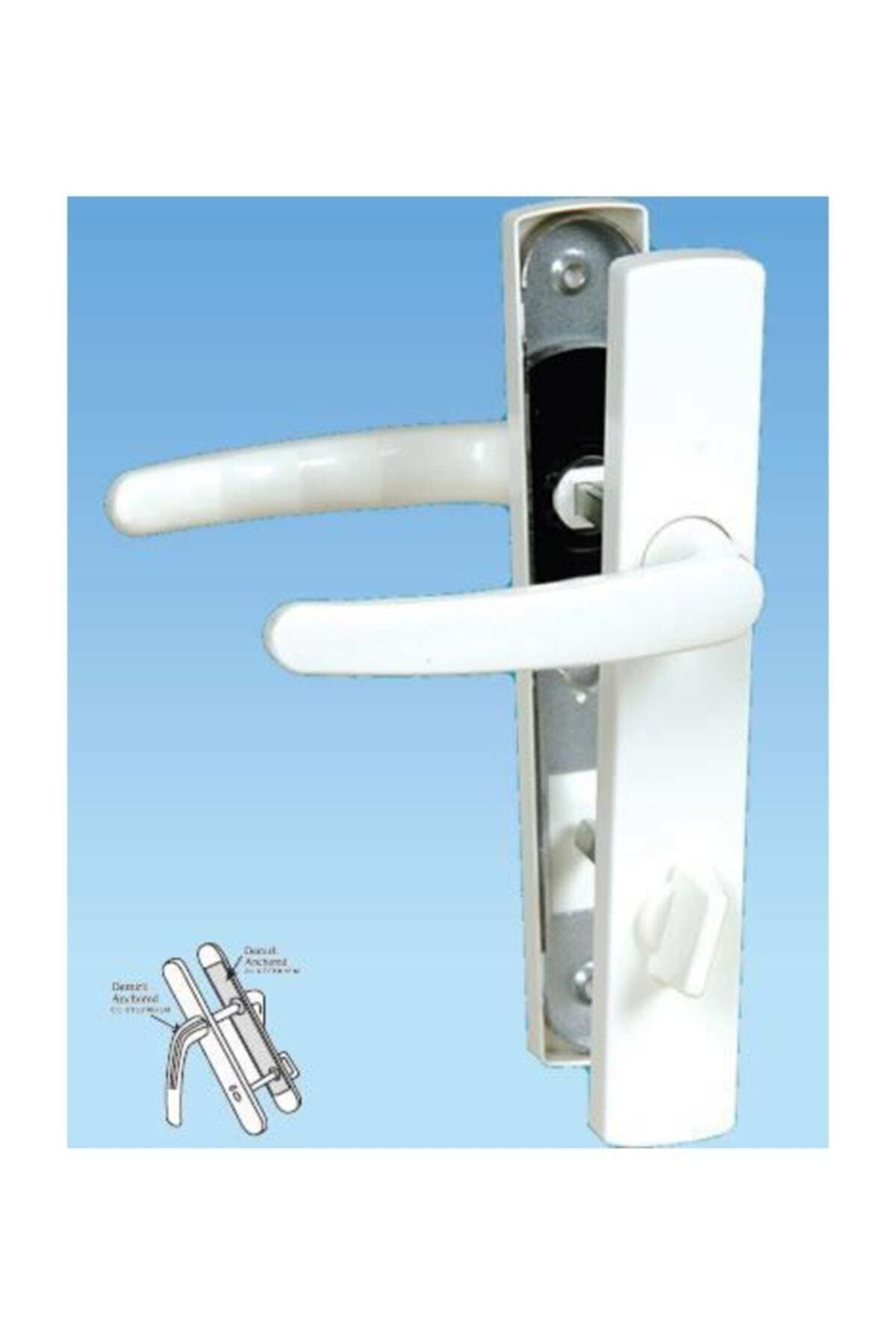 Alfa Pimapen Yaylı Wc Kapı Kolu Demirli (Vida Montajlı)