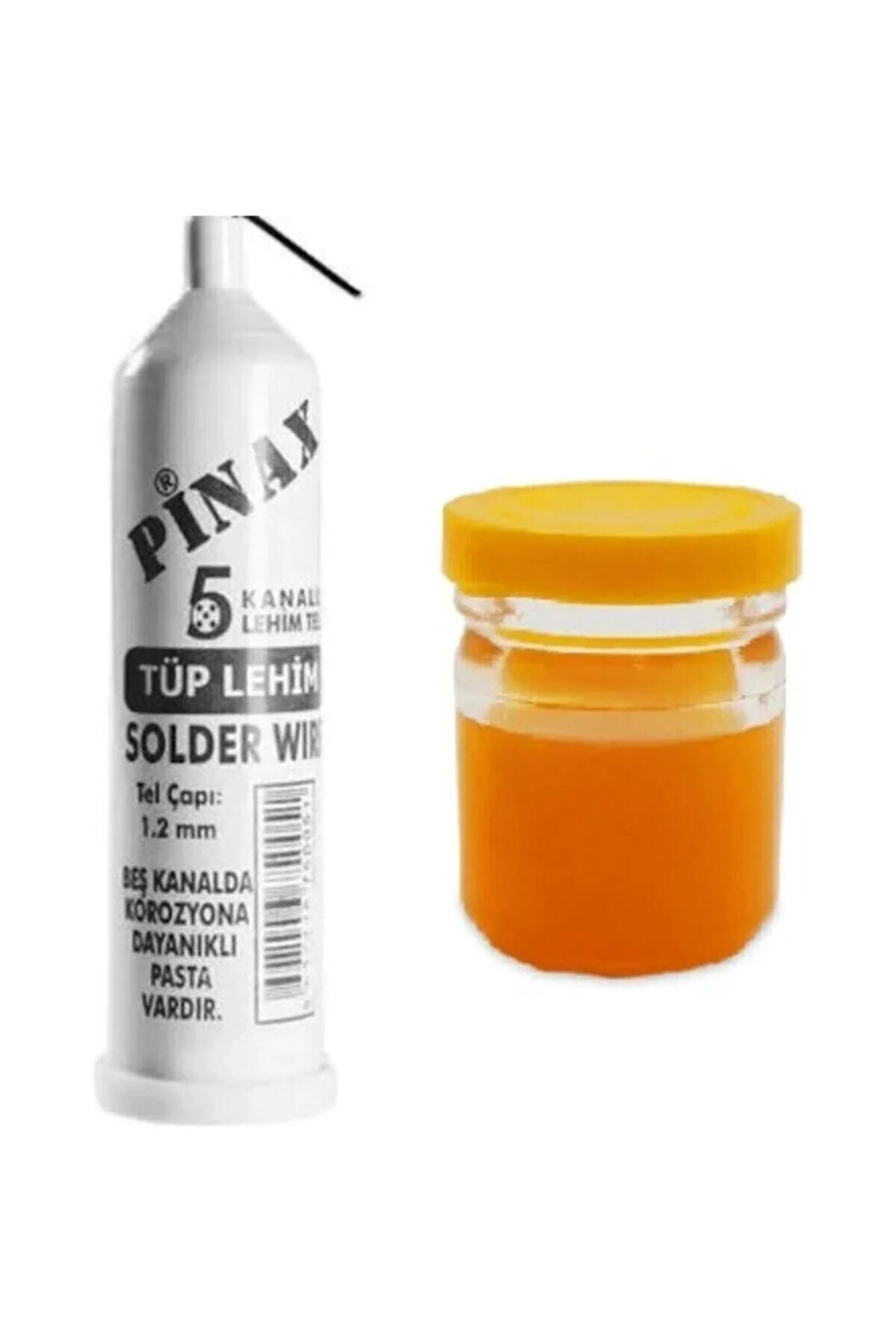 Pinax Tüp Lehim Teli 25 Gr 1.2mm + Lehim Pastası - 40gr Pinax Tüp Lehim Teli 25 Gr 1.2mm + Lehim Pastası - 40gr
