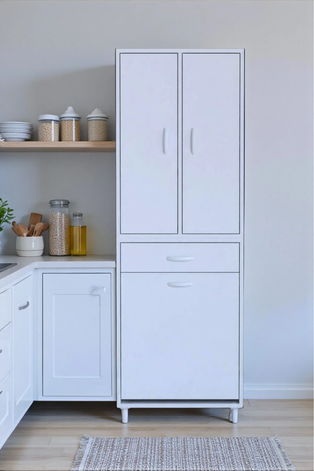 Pine 65 cm Genişlikte Dolap 65x171x32,5 cm Banyo/Mutfak Dolabı İk