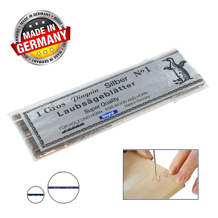 Pinguin Silber Düz Ahşap Kıl Testere Ağzı No:5 - 144 Adet TdrTR