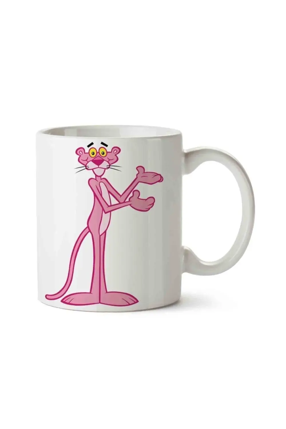 Pink Panther Pembe Panter Porselen Kupa Bardak