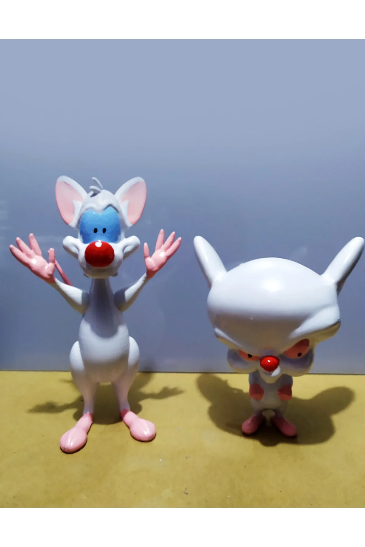 Pinky and the Brain Boyalı Figür 16CM