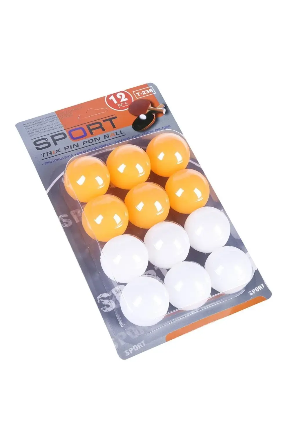 Pinpon Topu 12'li Blister Kart