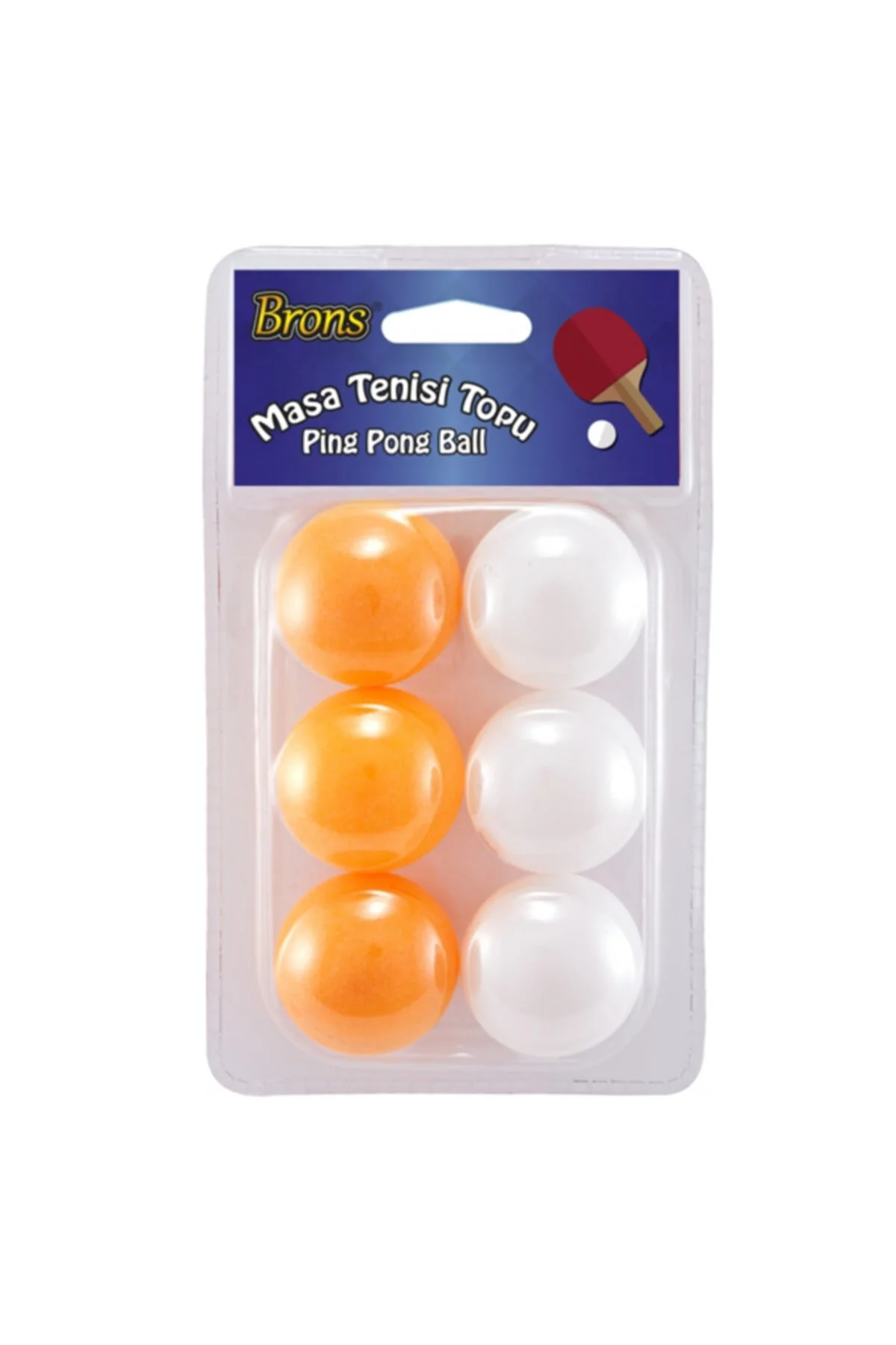 Pinpon Topu 6 Lı Set Br-150 (akrilik)
