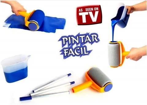 Pintar Facil Pratik Damlatmayan Boya Rulosu Ve Fırçası Pintar Facil Pratik Damlatmayan Boya Rulosu Ve Fırçası