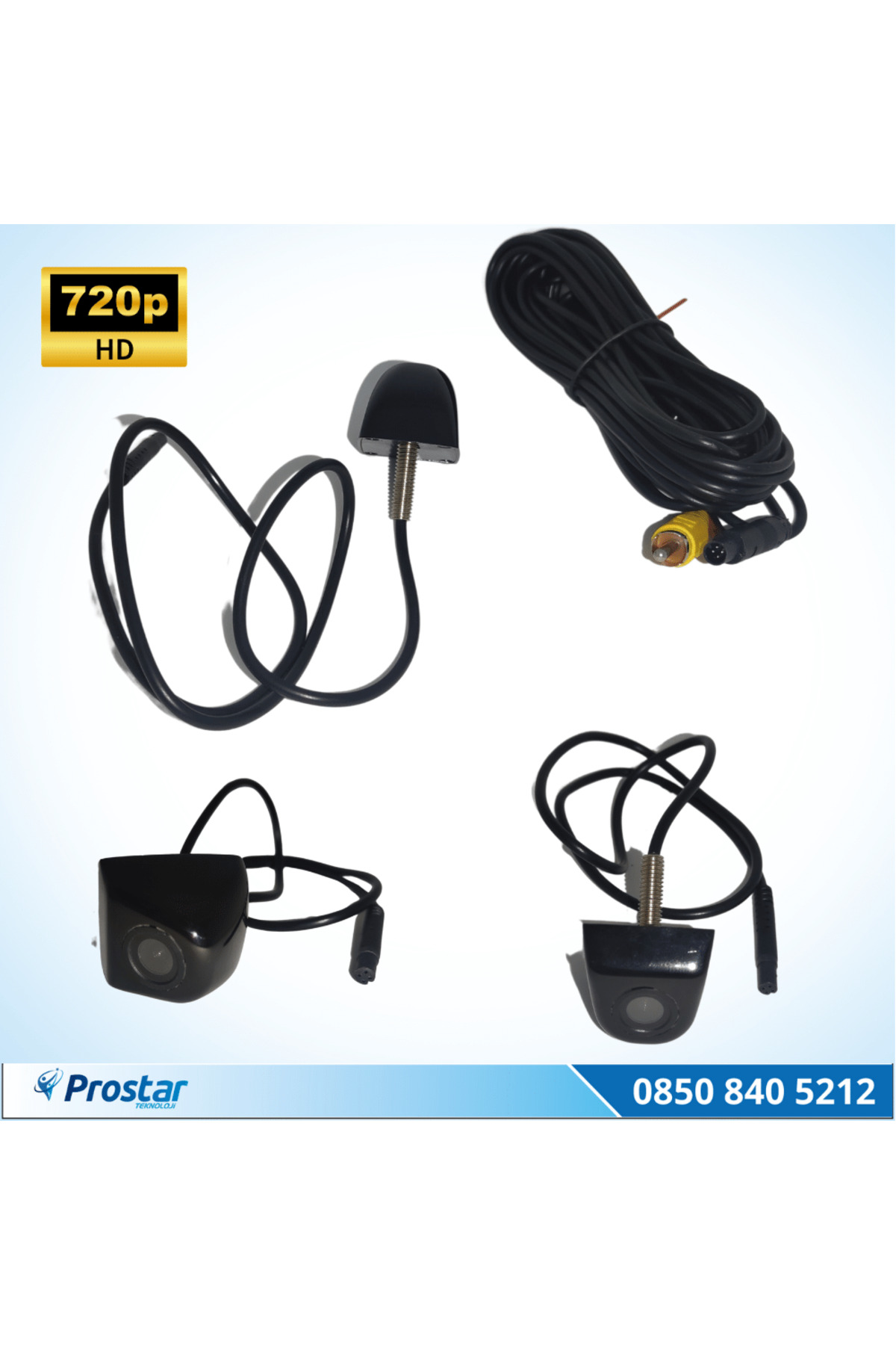 Navistar Piramit Ahd 720P 4 Pin Yüksek Çözünürlüklü Geri Görüş Kamerası