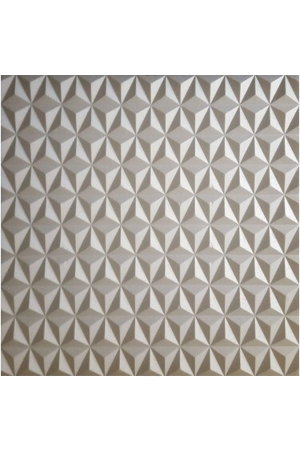 Piramit Desenli Stropiyer Dekoratif Tavan Kaplama Paneli 8 Adet -