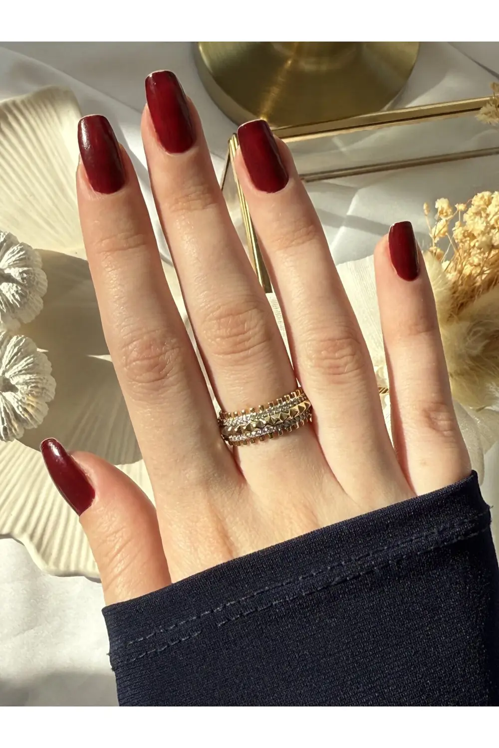 Atelier Emine Piramit Sıralı Yüzük