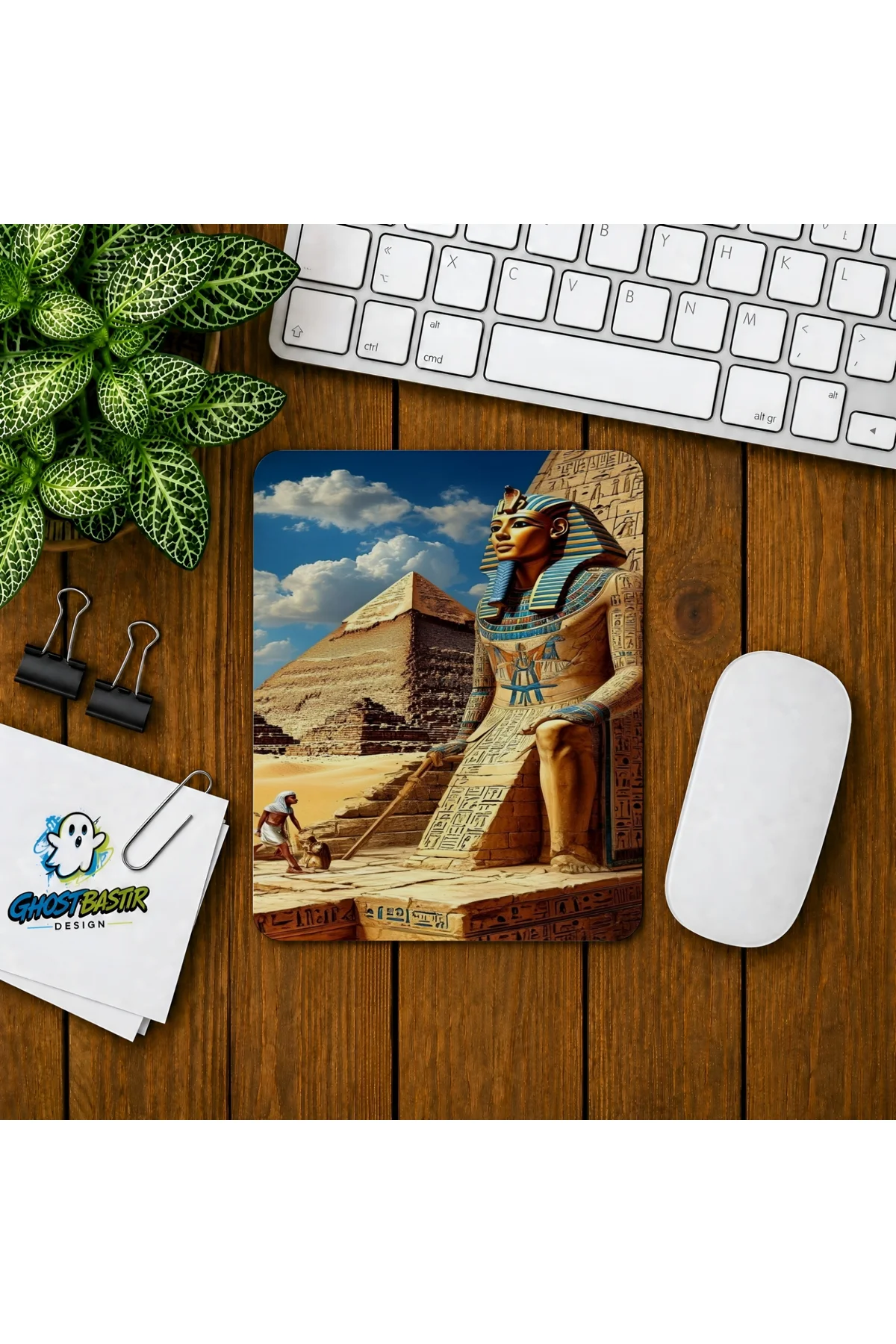 Piramitler Baskılı Oyuncu Mousepad 0238