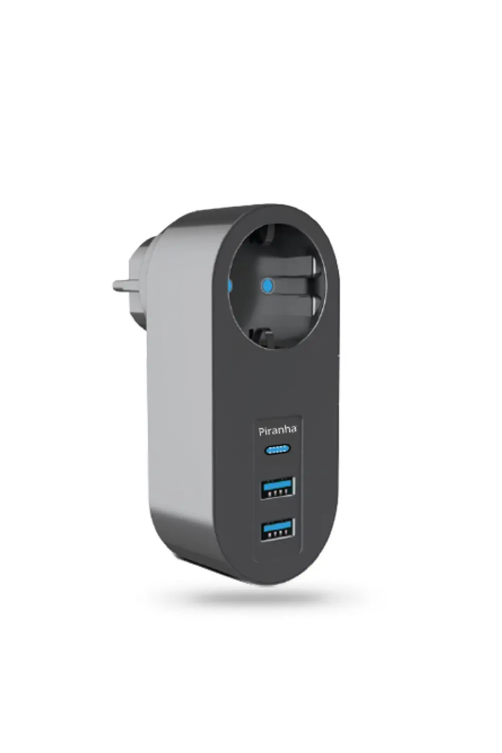 Piranha 45515 Akım Korumalı 2 USB / 1 Type-C'li Priz