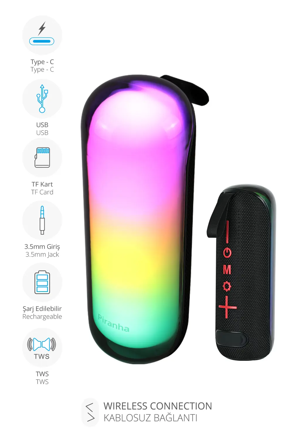 Piranha 7840 Bluetooth Hoparlör