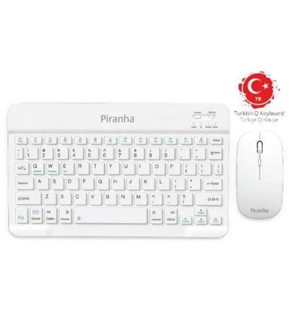 Piranha Kablosuz Klavye Mouse Set Piranha Kablosuz Klavye Mouse Set