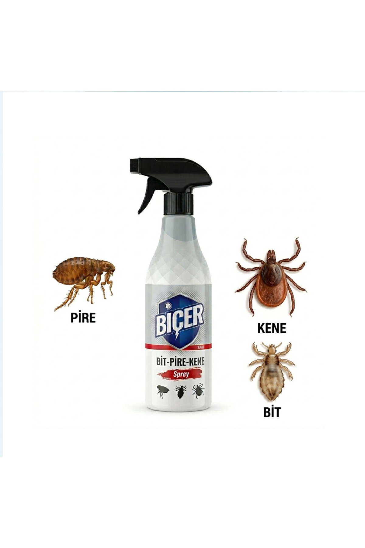 Pire , Bit Ve Kene Ilacı Sprey 500 ML t(Ahırlarında, Kümeslerde v