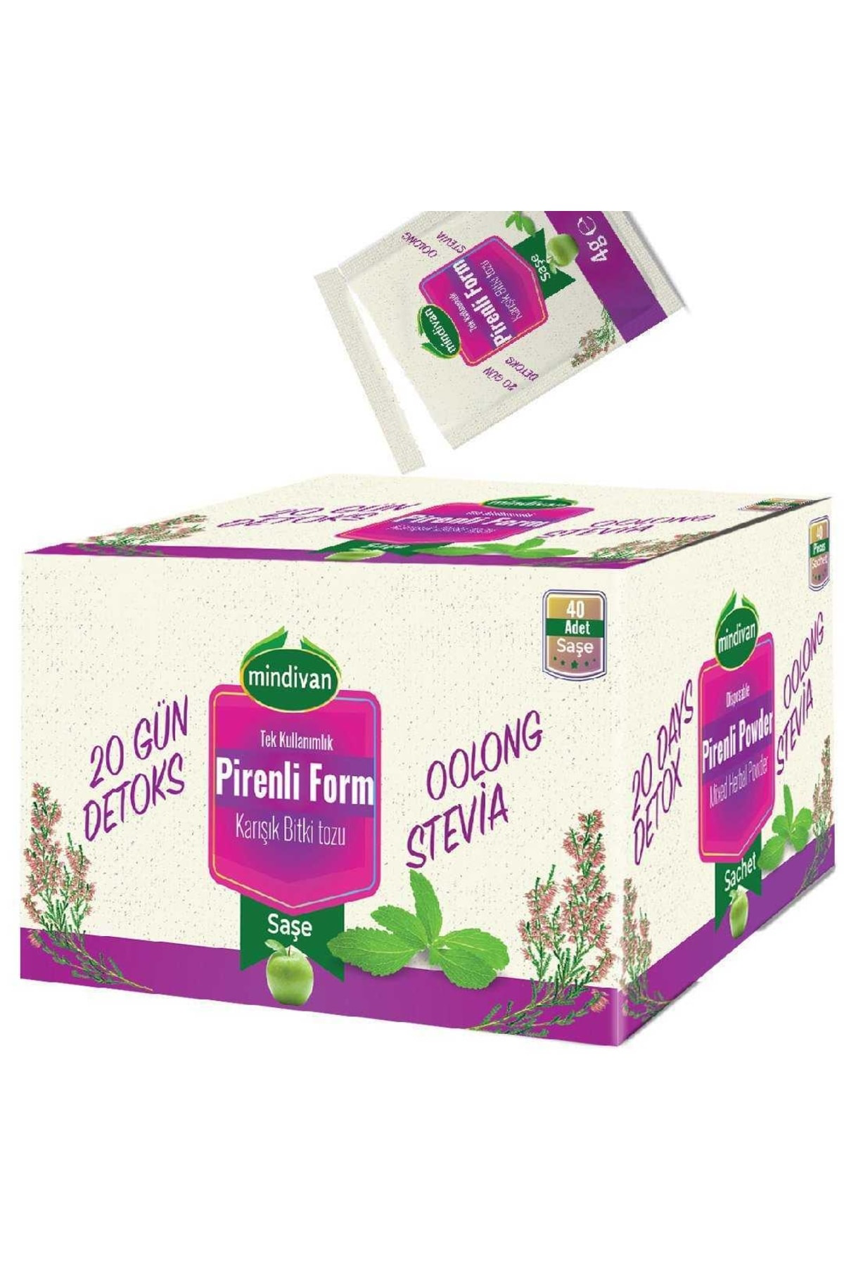 Pirenli Form Detox Çayı 40 'lı Süzen Poşet (diet Destek Ürünü)