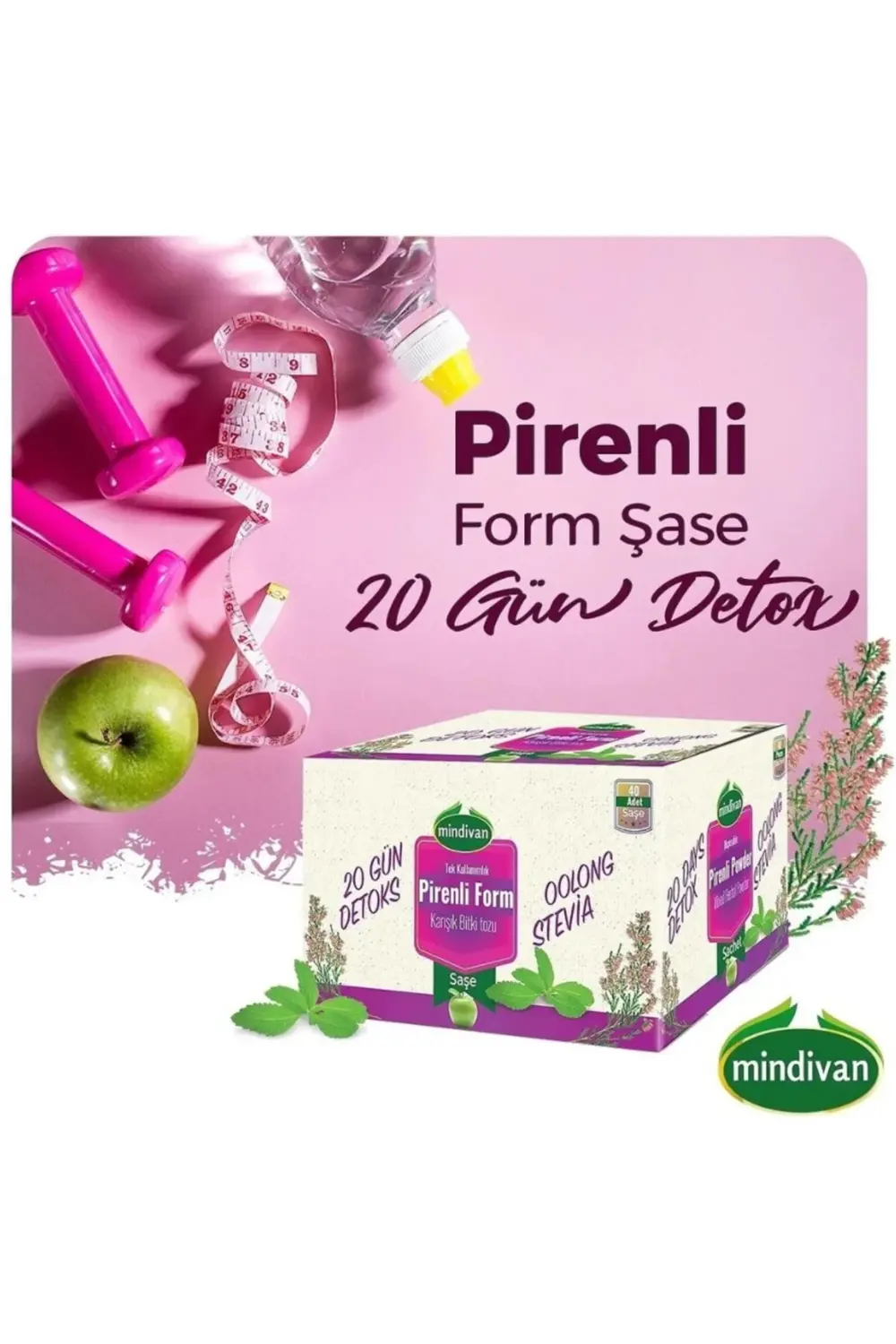 Pirenli Form Detox Çayı 40 'lı Süzen Poşet (diet Destek Ürünü)