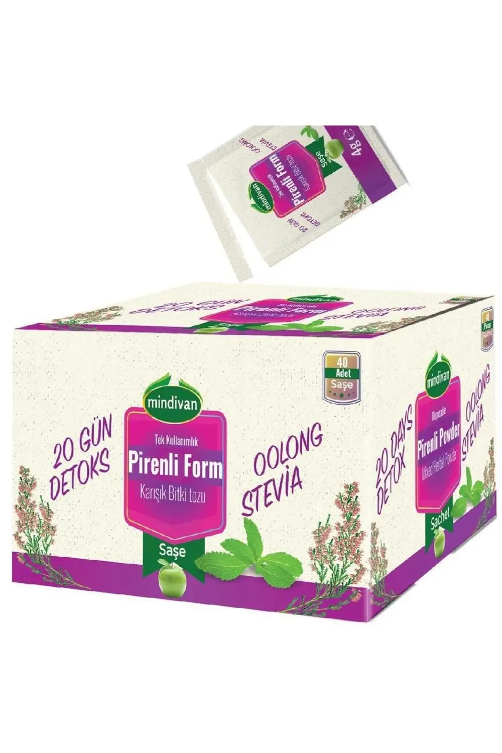 Pirenli Form Detox Çayı 40 'lı Süzen Poşet (diet Destek Ürünü)