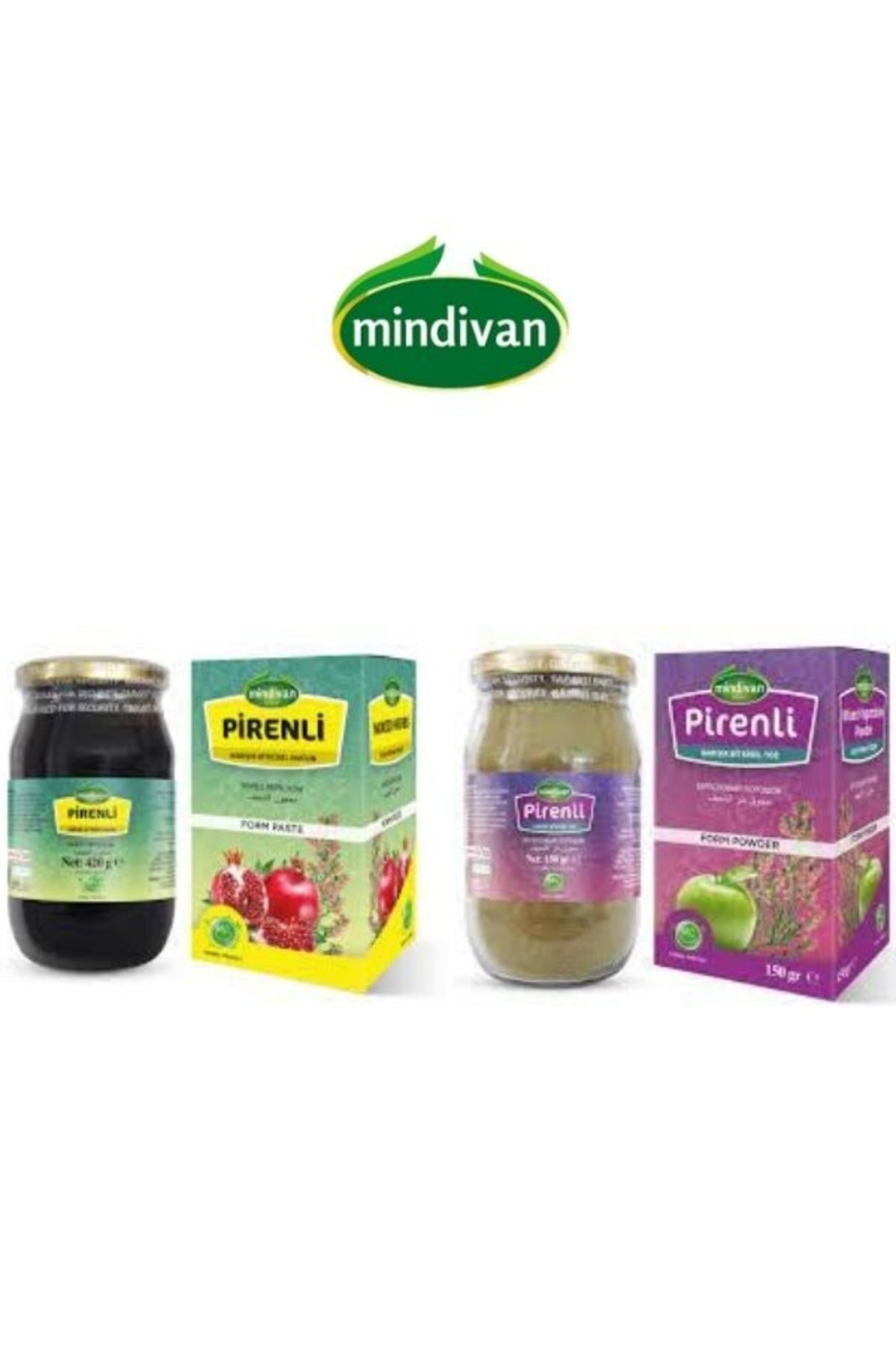 Mindivan Pirenli Form Toz 150 Gr + Pirenli Form Macun 420 Gr