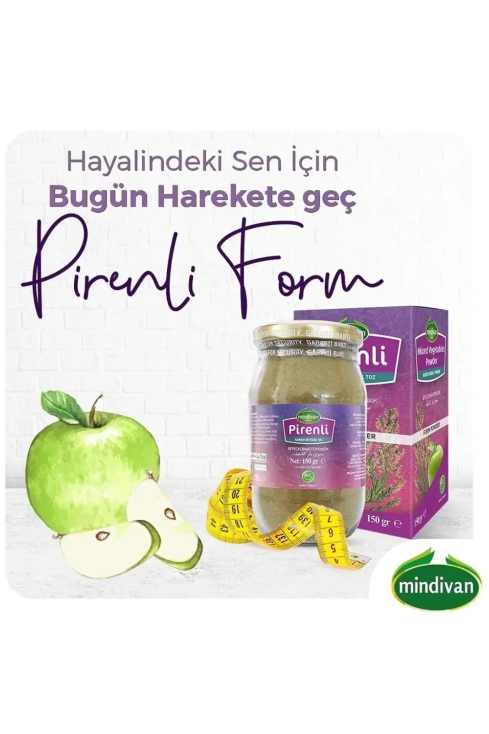 Pirenli Form Toz 150g (diet Destek Ürünü)