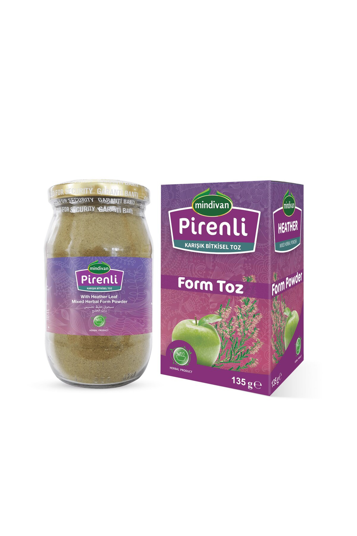 Pirenli Karışık Bitkisel Toz 135 gr Pirenli Karışık Bitkisel Toz 135 gr