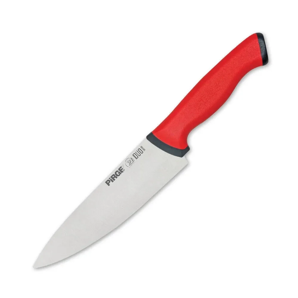 Pirge 34160 Duo Şef Bıçağı 19 Cm - Kaymaz Sap Pirge 34160 Duo Şef Bıçağı 19 Cm - Kaymaz Sap