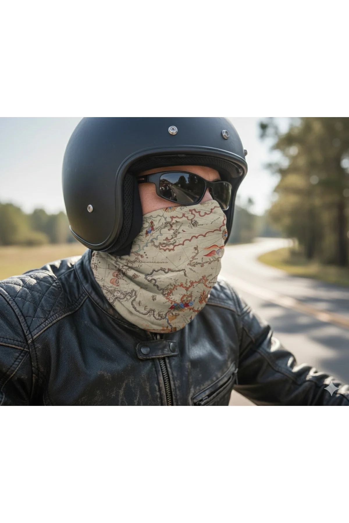 PİRİ REİS Unisex Motorcu Buff Outdoor Bandana– Rüzgâr, Toz ve Soğ