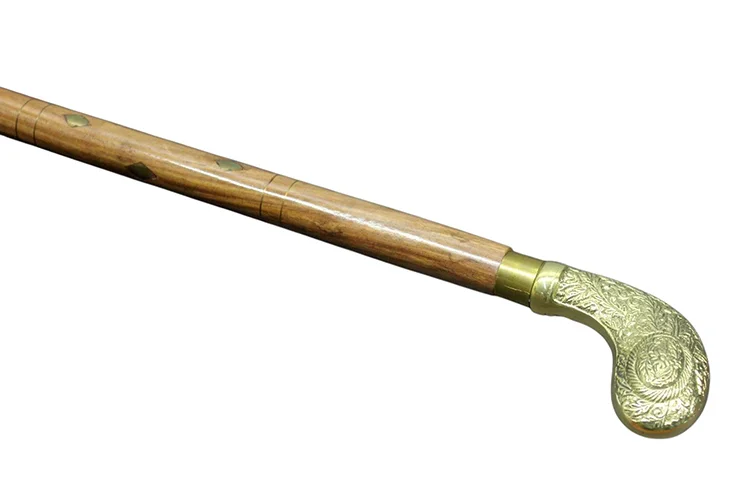 Pirinç Baston Model 10 - Sağlam ve Estetik Destek Aracı