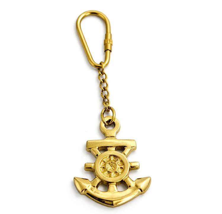 Pirinç Çapa Dümen Anahtarlık 16244A - 11 Cm Fiyatı, Yorumları ve Özellikleri
