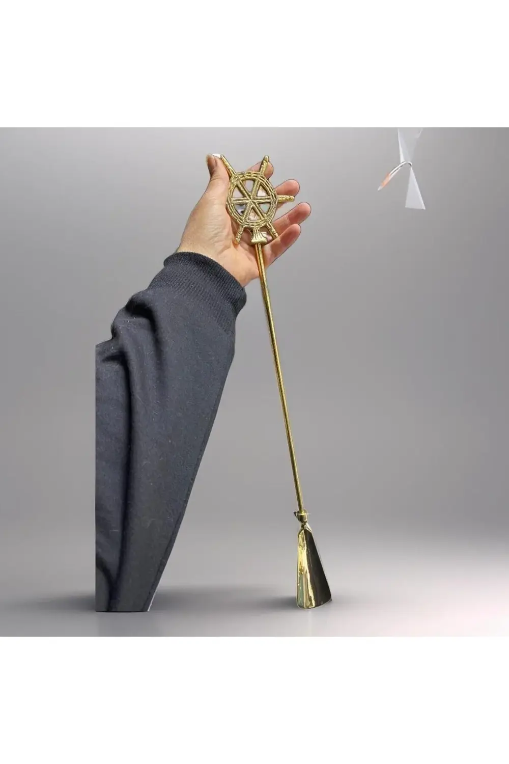 Pirinç Dümen Ayakkabı Çekeceği Kerata