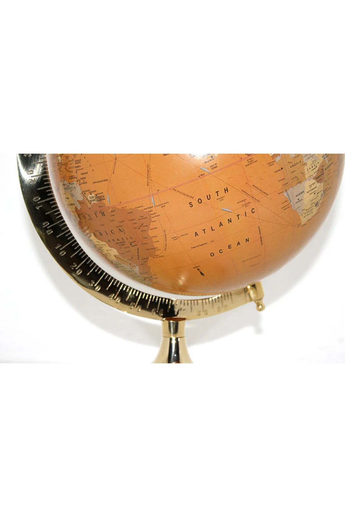 Pirinç Dünya Küre 47 Cm
